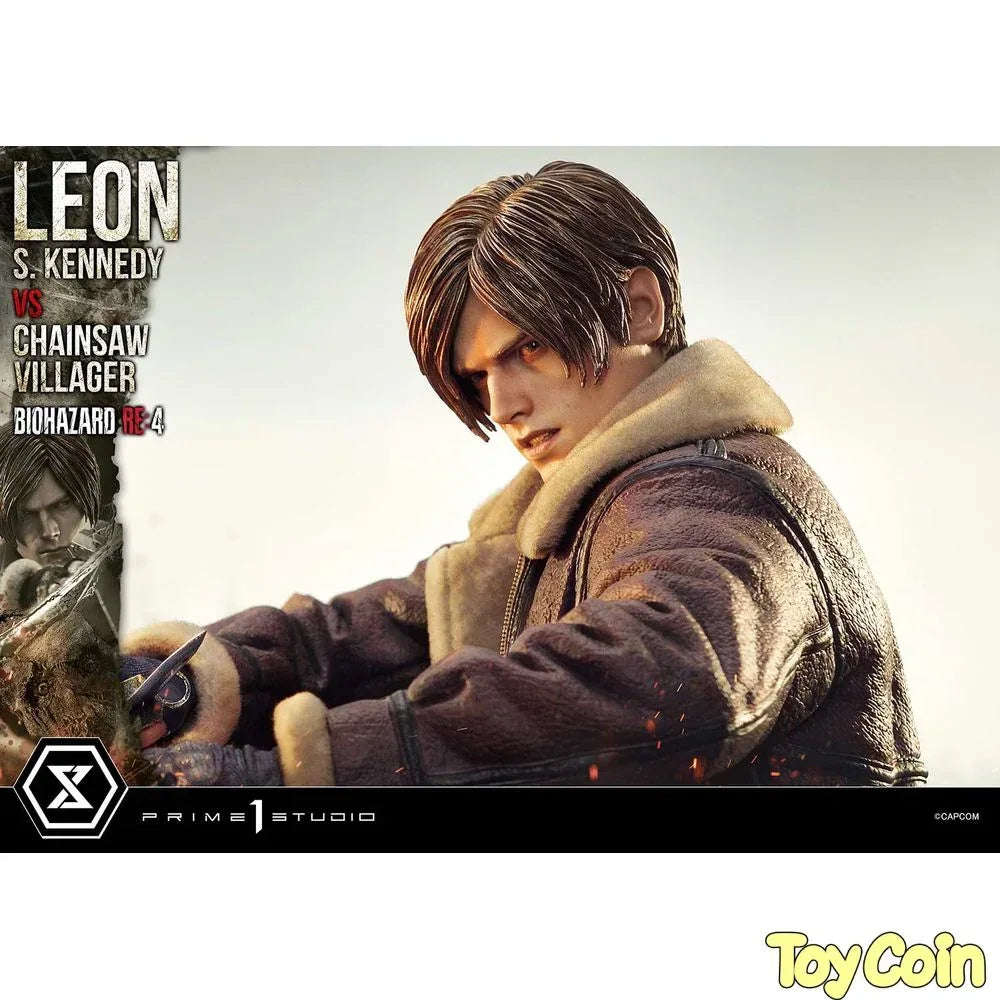 Ultimate Premium Masterline Leon S. Kennedy VS Chainsaw Villager by Prime 1 Studio - Shop at ToyCoin