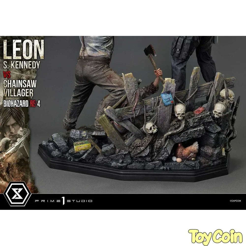 Ultimate Premium Masterline Leon S. Kennedy VS Chainsaw Villager by Prime 1 Studio - Shop at ToyCoin