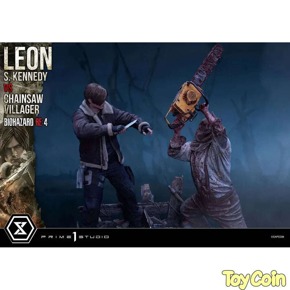 Ultimate Premium Masterline Leon S. Kennedy VS Chainsaw Villager by Prime 1 Studio - Shop at ToyCoin