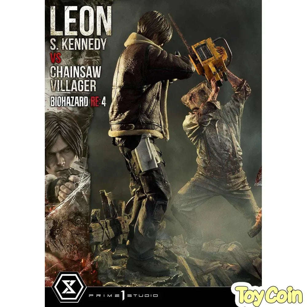 Ultimate Premium Masterline Leon S. Kennedy VS Chainsaw Villager by Prime 1 Studio - Shop at ToyCoin