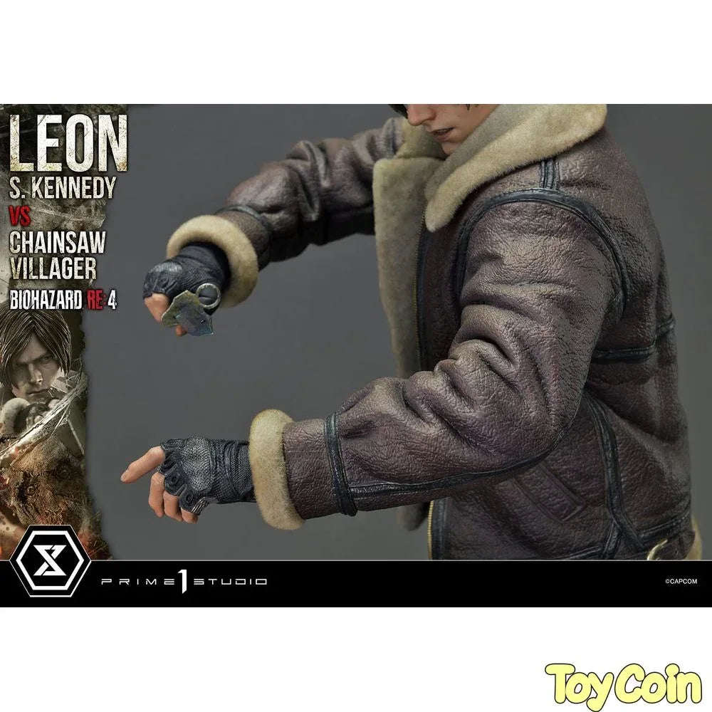Ultimate Premium Masterline Leon S. Kennedy VS Chainsaw Villager by Prime 1 Studio - Shop at ToyCoin