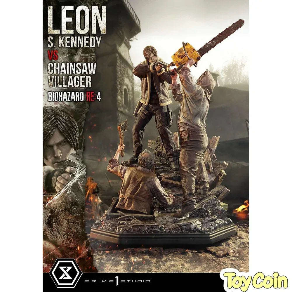Ultimate Premium Masterline Leon S. Kennedy VS Chainsaw Villager by Prime 1 Studio - Shop at ToyCoin