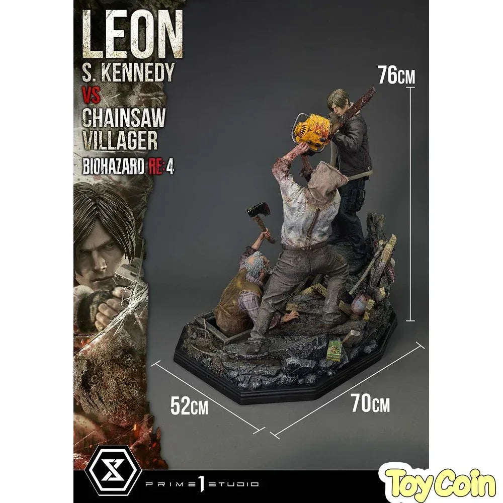 Ultimate Premium Masterline Leon S. Kennedy VS Chainsaw Villager by Prime 1 Studio - Shop at ToyCoin