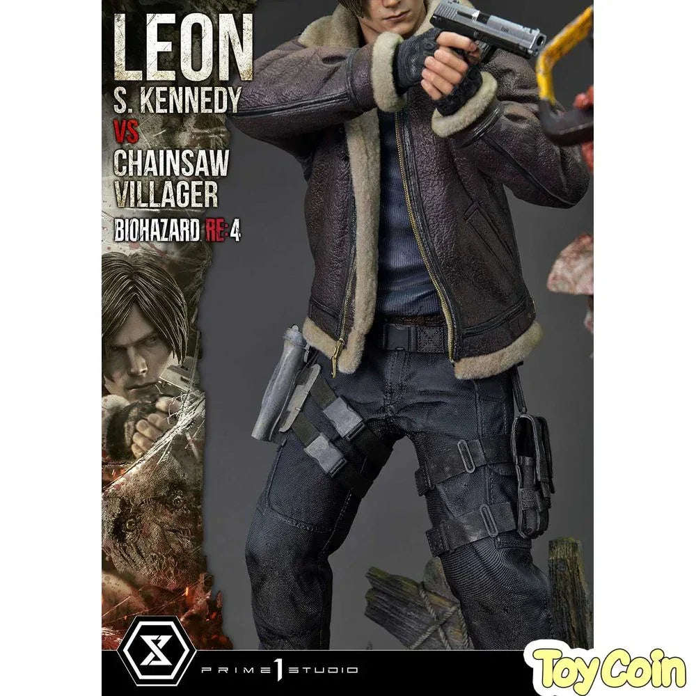 Ultimate Premium Masterline Leon S. Kennedy VS Chainsaw Villager by Prime 1 Studio - Shop at ToyCoin