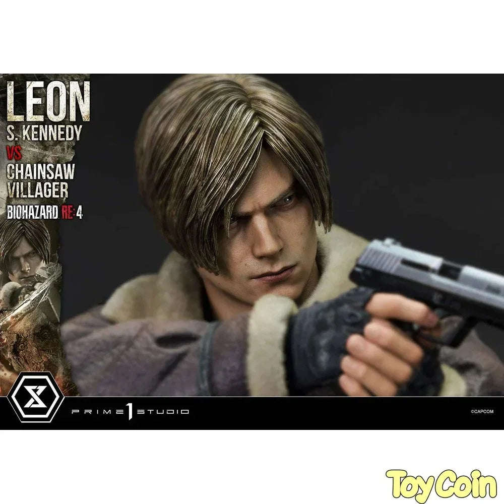 Ultimate Premium Masterline Leon S. Kennedy VS Chainsaw Villager by Prime 1 Studio - Shop at ToyCoin
