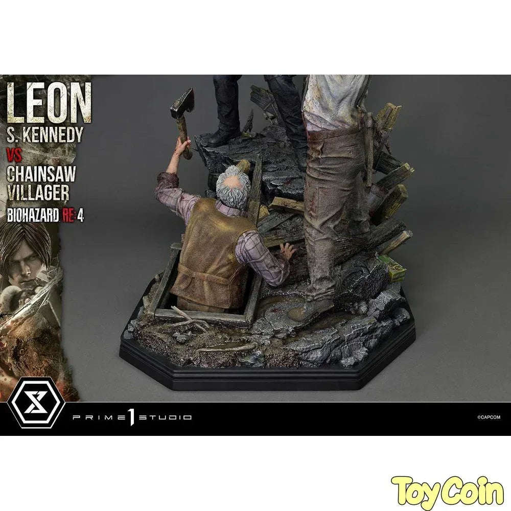 Ultimate Premium Masterline Leon S. Kennedy VS Chainsaw Villager by Prime 1 Studio - Shop at ToyCoin