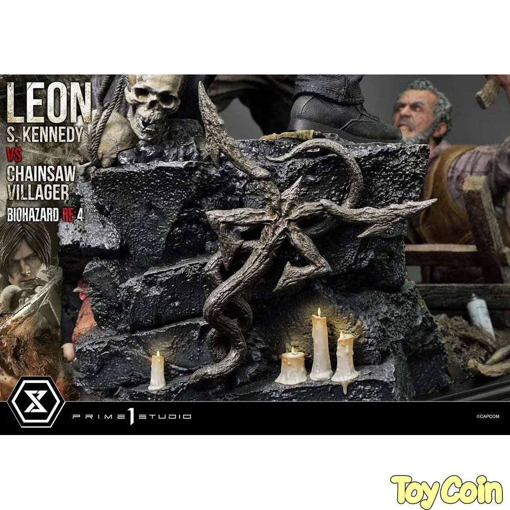 Ultimate Premium Masterline Leon S. Kennedy VS Chainsaw Villager by Prime 1 Studio - Shop at ToyCoin
