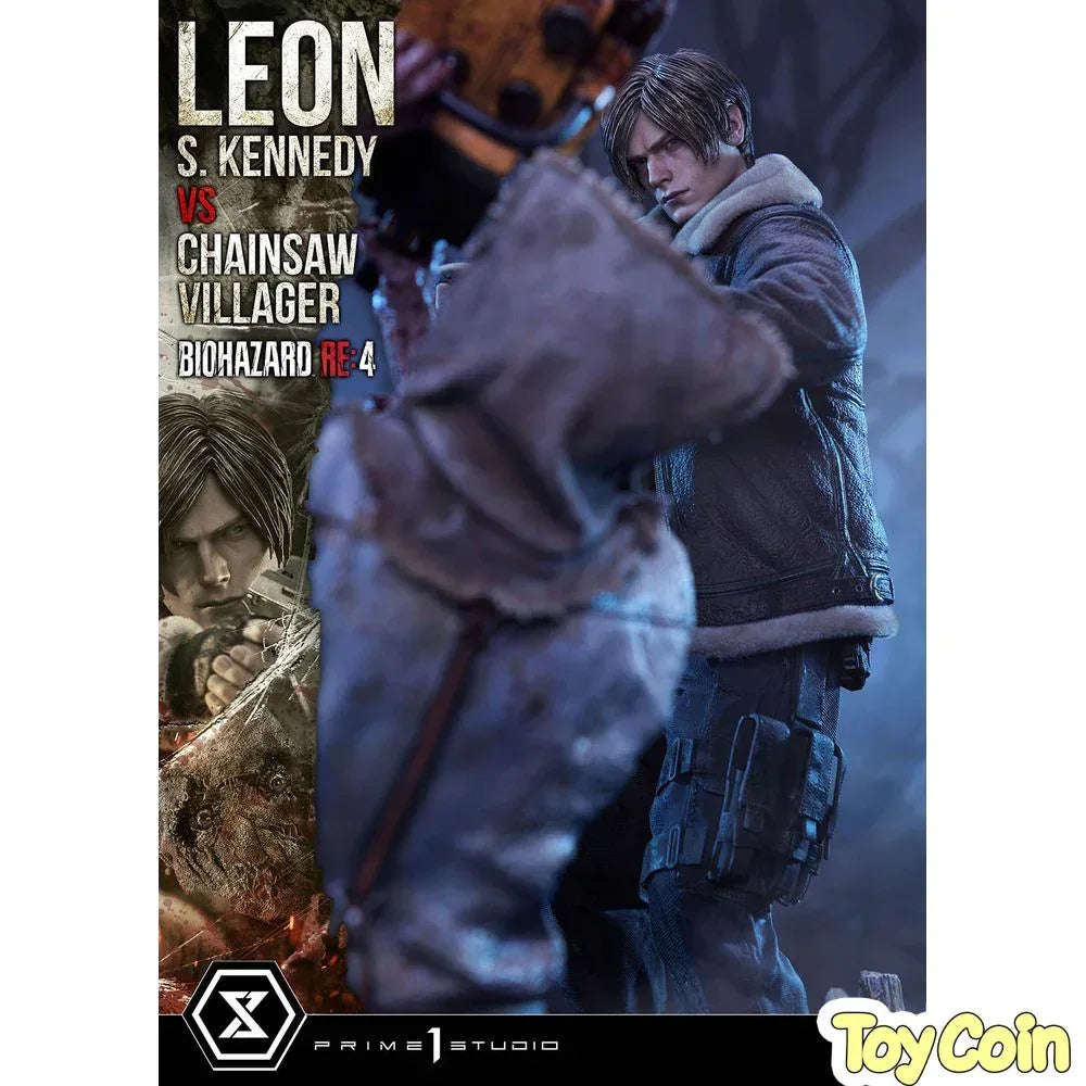 Ultimate Premium Masterline Leon S. Kennedy VS Chainsaw Villager by Prime 1 Studio - Shop at ToyCoin