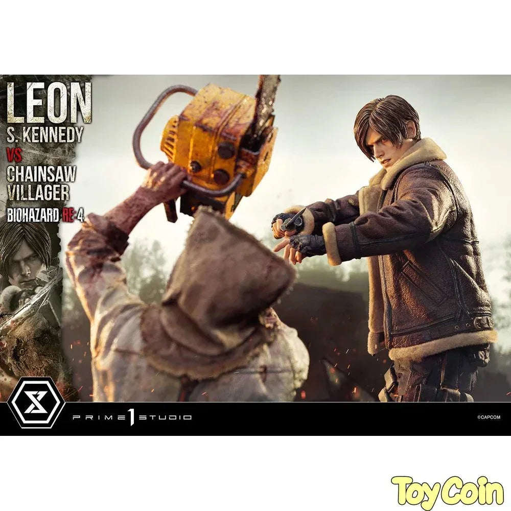 Ultimate Premium Masterline Leon S. Kennedy VS Chainsaw Villager by Prime 1 Studio - Shop at ToyCoin