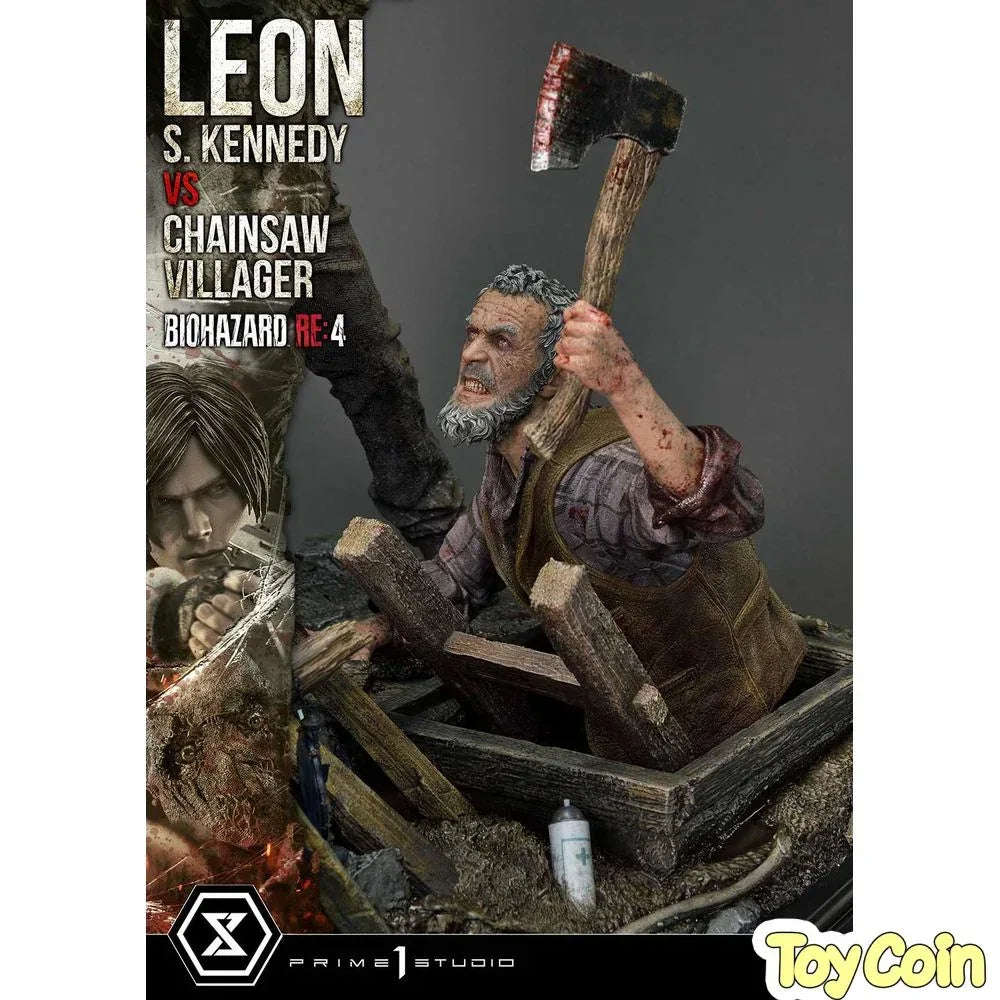 Ultimate Premium Masterline Leon S. Kennedy VS Chainsaw Villager by Prime 1 Studio - Shop at ToyCoin