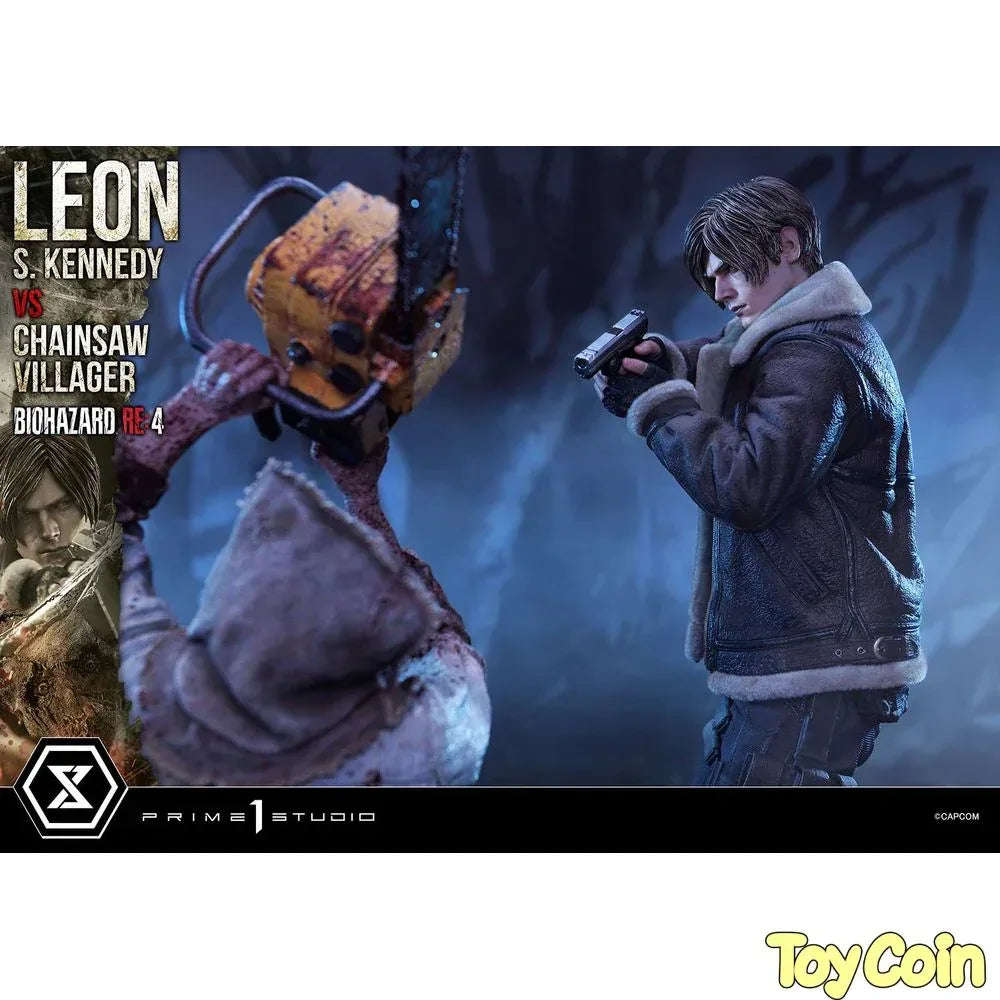 Ultimate Premium Masterline Leon S. Kennedy VS Chainsaw Villager by Prime 1 Studio - Shop at ToyCoin