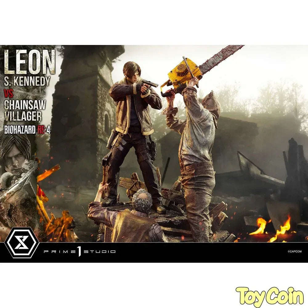 Ultimate Premium Masterline Leon S. Kennedy VS Chainsaw Villager by Prime 1 Studio - Shop at ToyCoin
