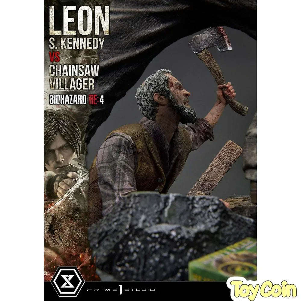 Ultimate Premium Masterline Leon S. Kennedy VS Chainsaw Villager by Prime 1 Studio - Shop at ToyCoin