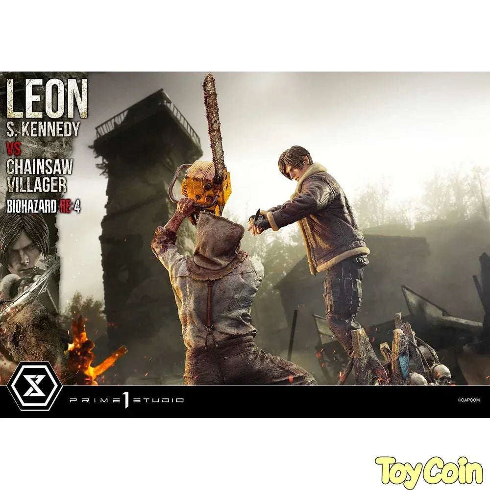 Ultimate Premium Masterline Leon S. Kennedy VS Chainsaw Villager by Prime 1 Studio - Shop at ToyCoin