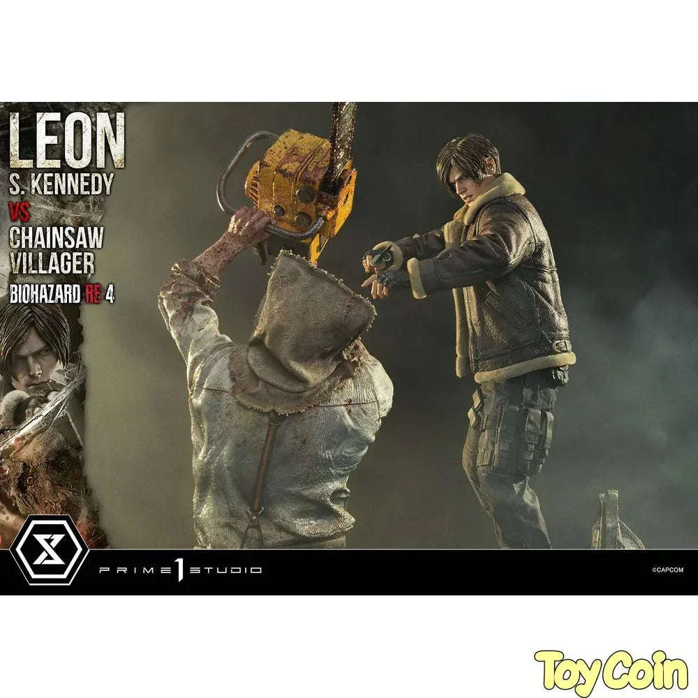 Ultimate Premium Masterline Leon S. Kennedy VS Chainsaw Villager by Prime 1 Studio - Shop at ToyCoin