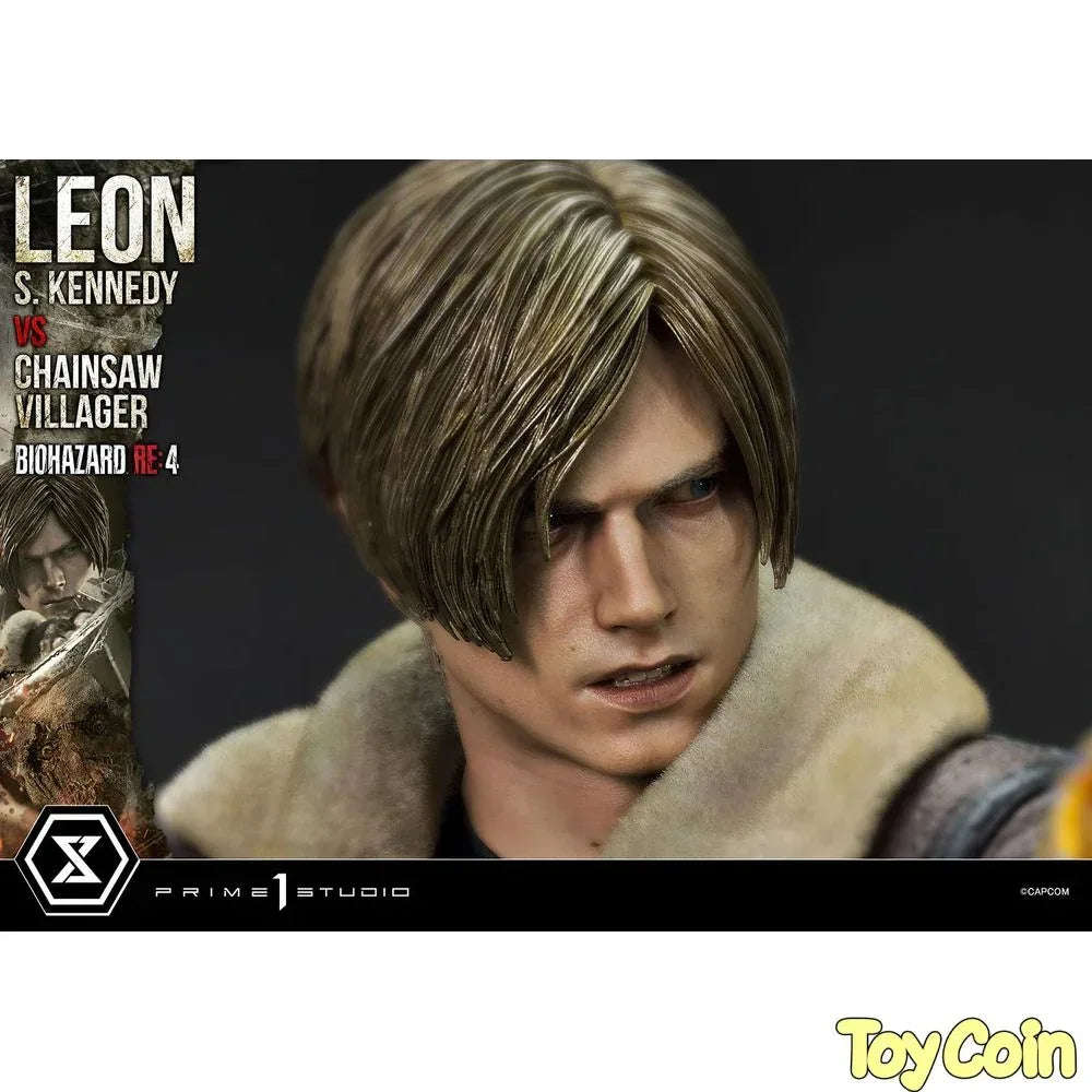 Ultimate Premium Masterline Leon S. Kennedy VS Chainsaw Villager by Prime 1 Studio - Shop at ToyCoin