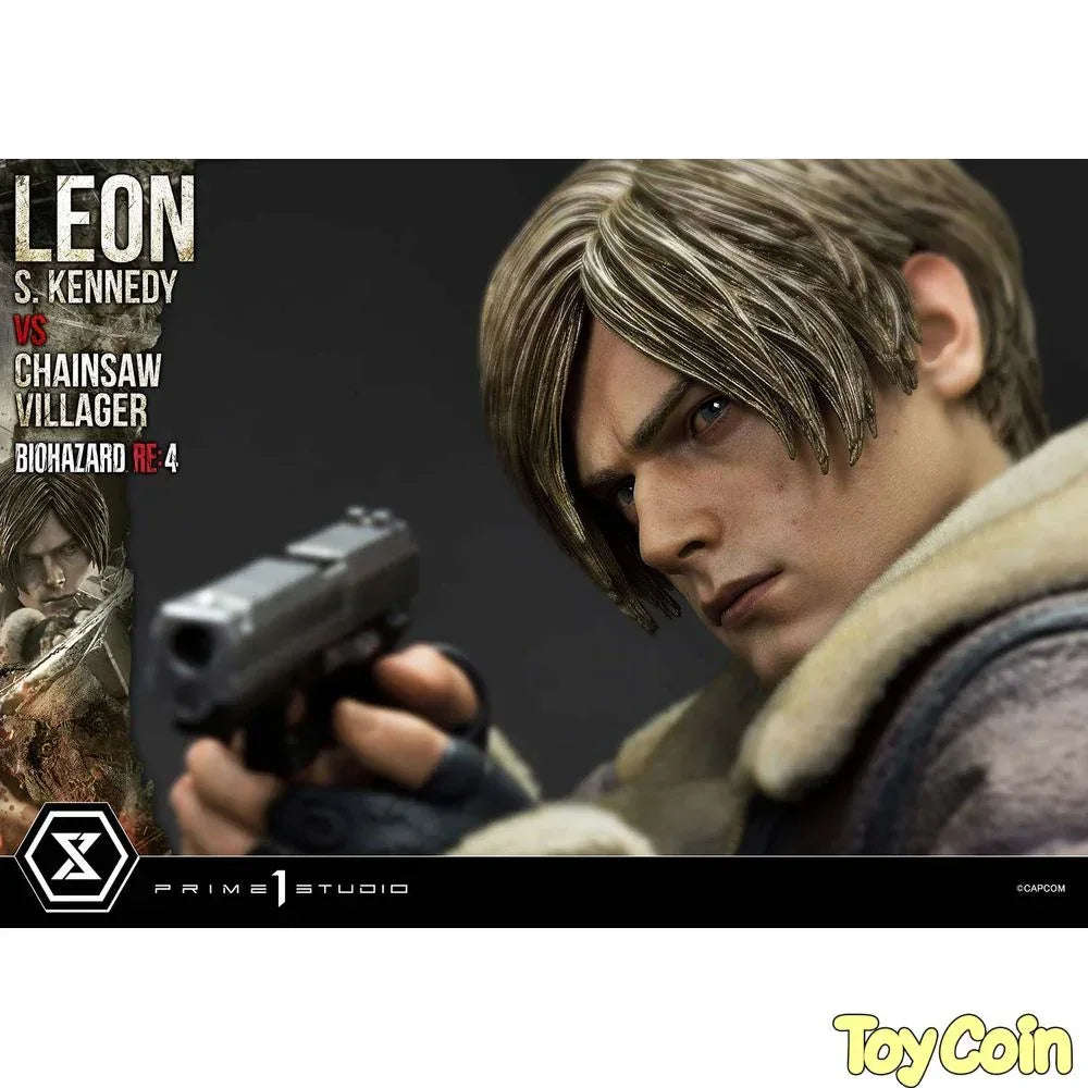 Ultimate Premium Masterline Leon S. Kennedy VS Chainsaw Villager by Prime 1 Studio - Shop at ToyCoin
