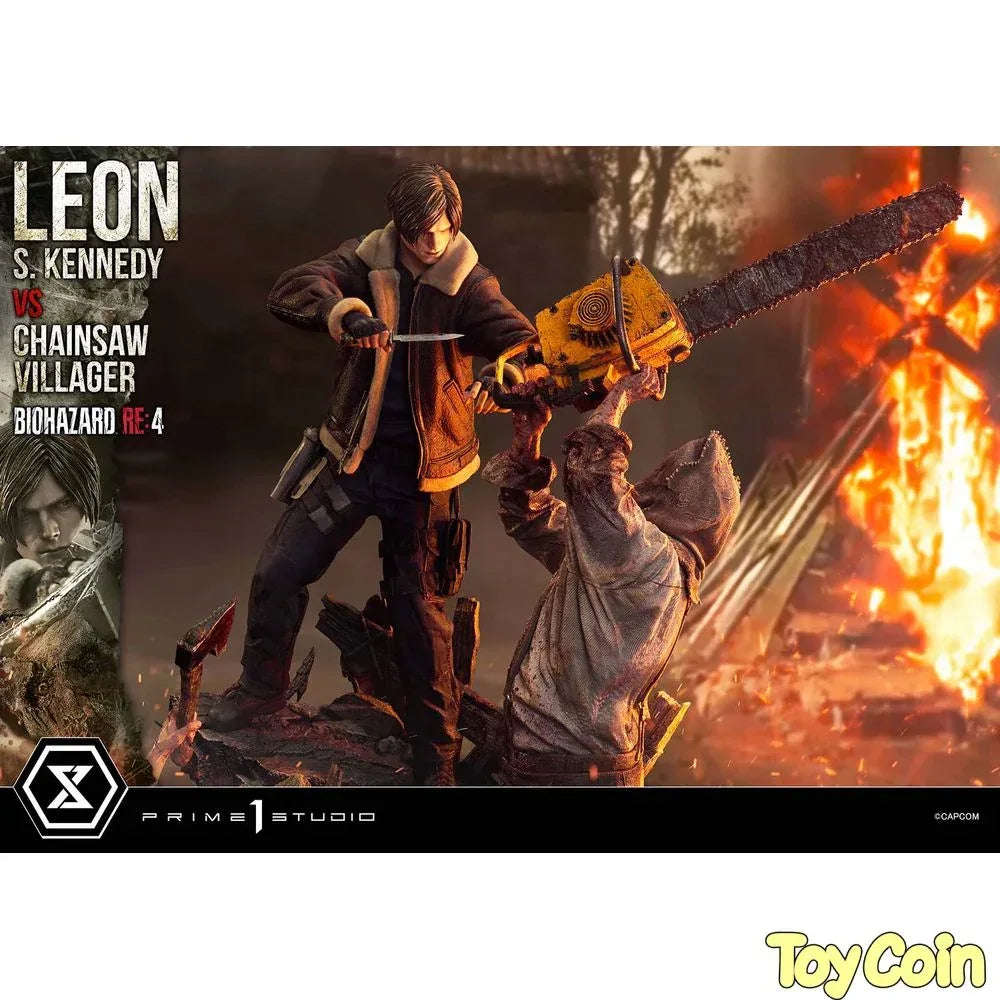Ultimate Premium Masterline Leon S. Kennedy VS Chainsaw Villager by Prime 1 Studio - Shop at ToyCoin
