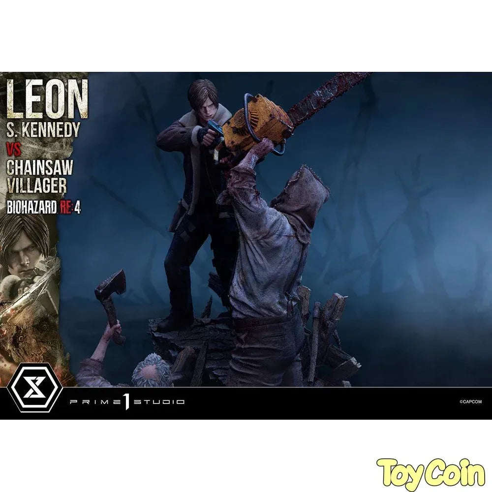 Ultimate Premium Masterline Leon S. Kennedy VS Chainsaw Villager by Prime 1 Studio - Shop at ToyCoin