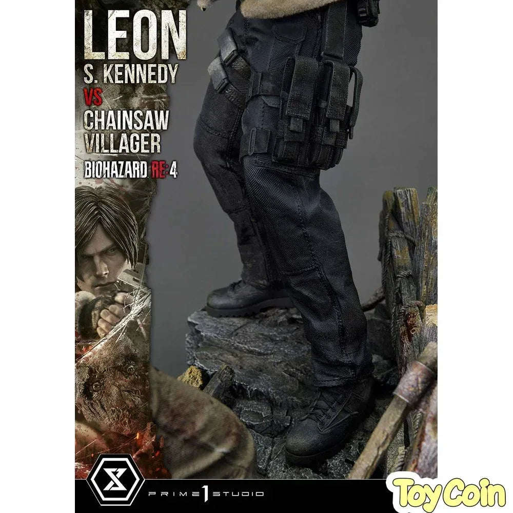 Ultimate Premium Masterline Leon S. Kennedy VS Chainsaw Villager by Prime 1 Studio - Shop at ToyCoin