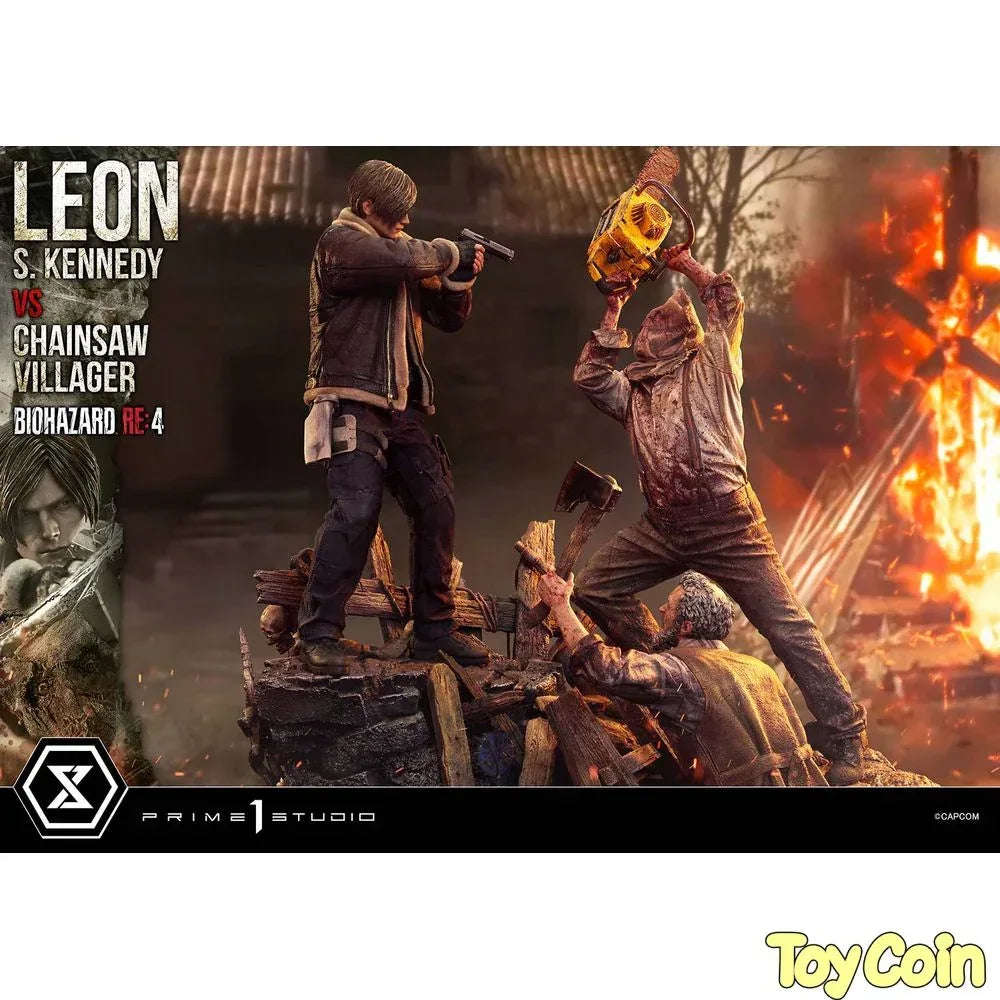 Ultimate Premium Masterline Leon S. Kennedy VS Chainsaw Villager by Prime 1 Studio - Shop at ToyCoin