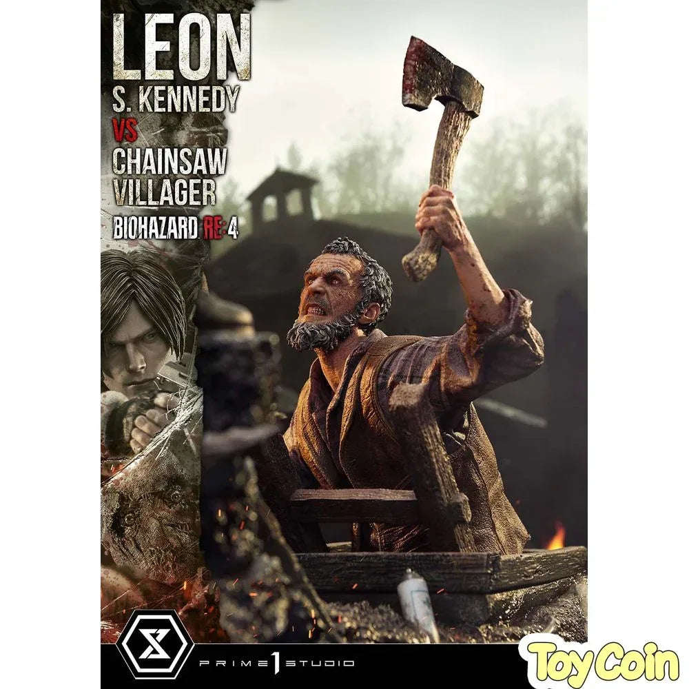 Ultimate Premium Masterline Leon S. Kennedy VS Chainsaw Villager by Prime 1 Studio - Shop at ToyCoin