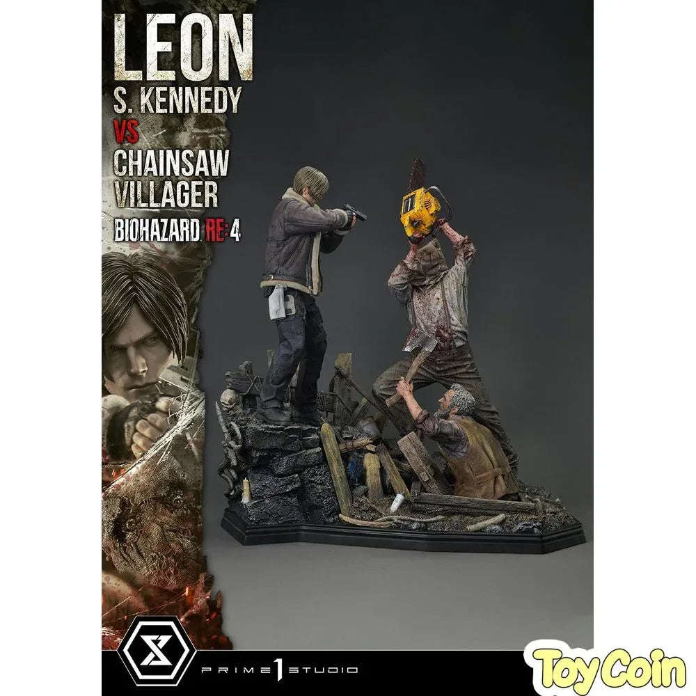 Ultimate Premium Masterline Leon S. Kennedy VS Chainsaw Villager by Prime 1 Studio - Shop at ToyCoin