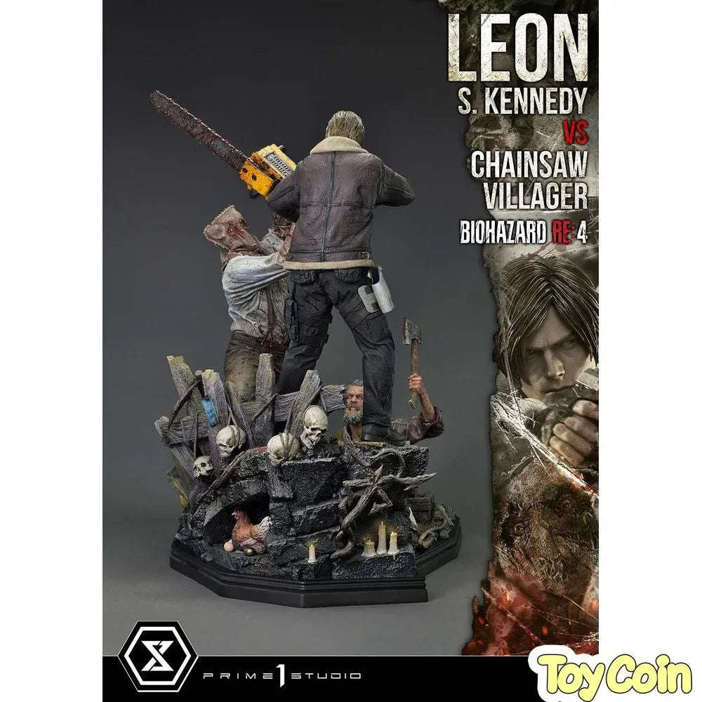 Ultimate Premium Masterline Leon S. Kennedy VS Chainsaw Villager by Prime 1 Studio - Shop at ToyCoin
