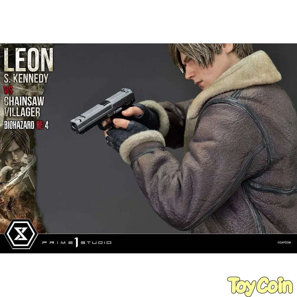 Ultimate Premium Masterline Leon S. Kennedy VS Chainsaw Villager by Prime 1 Studio - Shop at ToyCoin