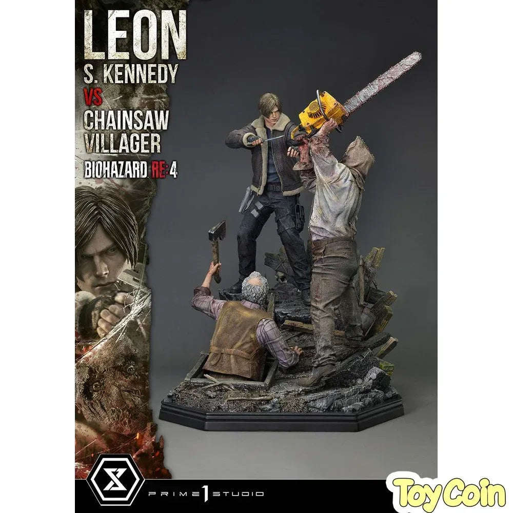 Ultimate Premium Masterline Leon S. Kennedy VS Chainsaw Villager by Prime 1 Studio - Shop at ToyCoin