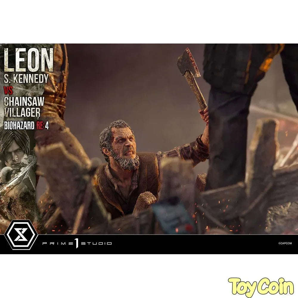 Ultimate Premium Masterline Leon S. Kennedy VS Chainsaw Villager by Prime 1 Studio - Shop at ToyCoin