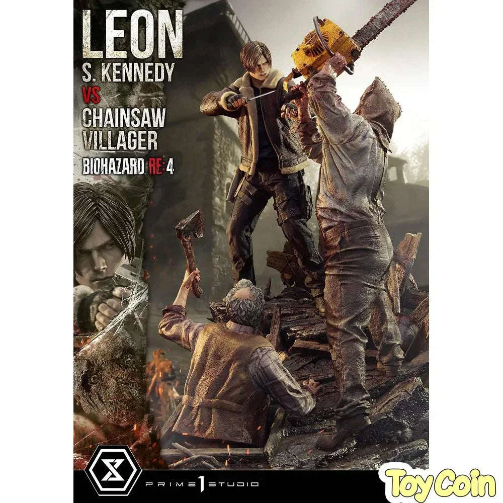 Ultimate Premium Masterline Leon S. Kennedy VS Chainsaw Villager by Prime 1 Studio - Shop at ToyCoin