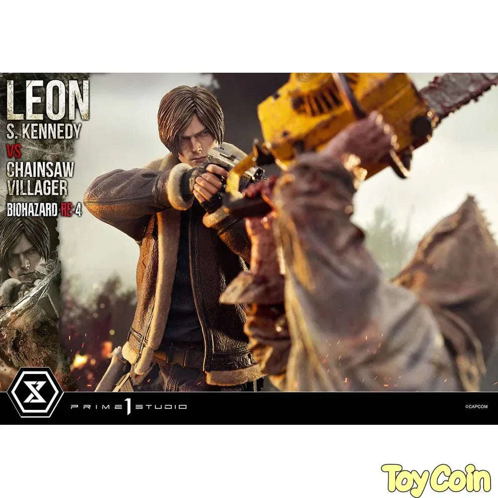 Ultimate Premium Masterline Leon S. Kennedy VS Chainsaw Villager by Prime 1 Studio - Shop at ToyCoin