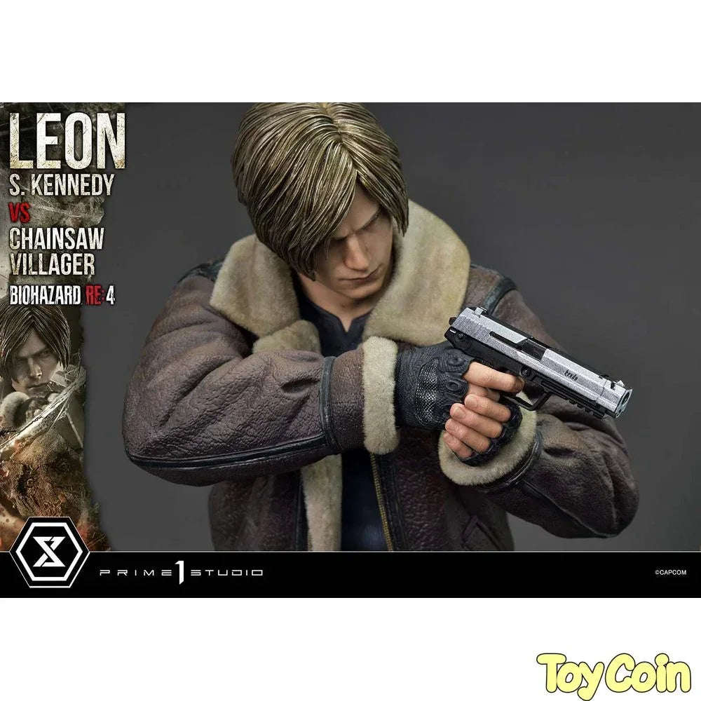 Ultimate Premium Masterline Leon S. Kennedy VS Chainsaw Villager by Prime 1 Studio - Shop at ToyCoin