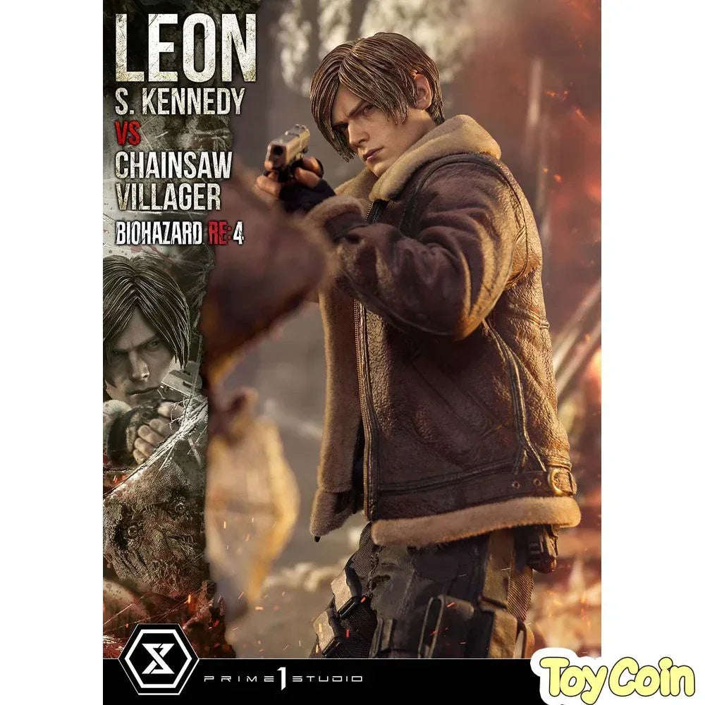 Ultimate Premium Masterline Leon S. Kennedy VS Chainsaw Villager by Prime 1 Studio - Shop at ToyCoin