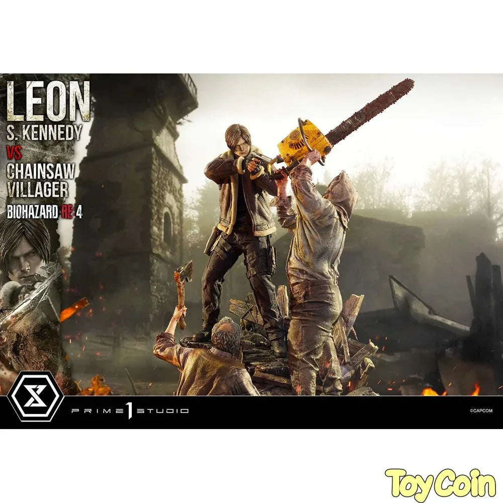 Ultimate Premium Masterline Leon S. Kennedy VS Chainsaw Villager by Prime 1 Studio - Shop at ToyCoin