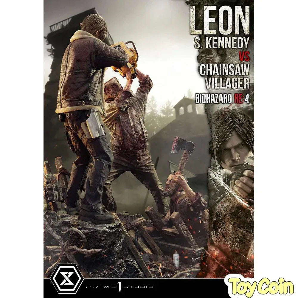 Ultimate Premium Masterline Leon S. Kennedy VS Chainsaw Villager by Prime 1 Studio - Shop at ToyCoin