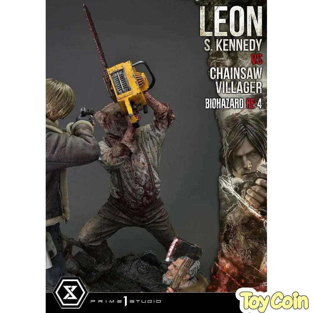 Ultimate Premium Masterline Leon S. Kennedy VS Chainsaw Villager by Prime 1 Studio - Shop at ToyCoin