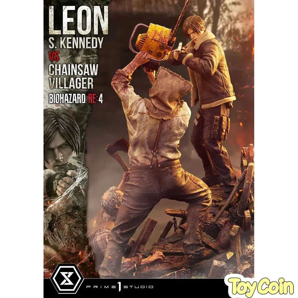 Ultimate Premium Masterline Leon S. Kennedy VS Chainsaw Villager by Prime 1 Studio - Shop at ToyCoin