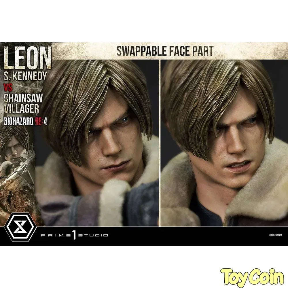 Ultimate Premium Masterline Leon S. Kennedy VS Chainsaw Villager by Prime 1 Studio - Shop at ToyCoin