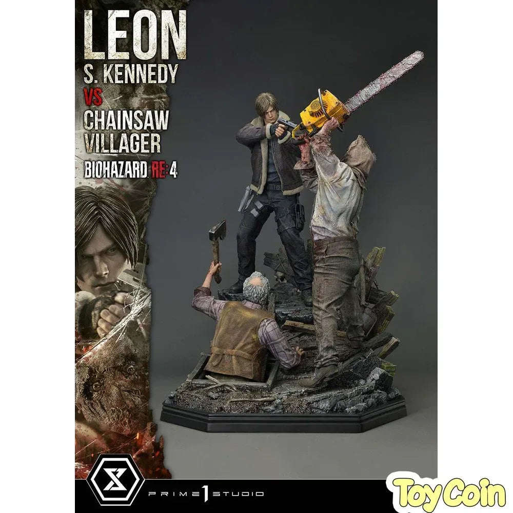 Ultimate Premium Masterline Leon S. Kennedy VS Chainsaw Villager by Prime 1 Studio - Shop at ToyCoin