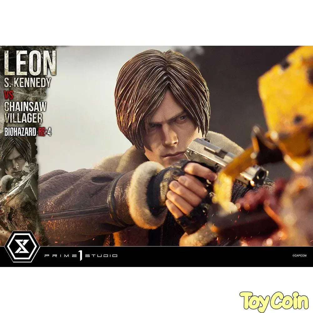 Ultimate Premium Masterline Leon S. Kennedy VS Chainsaw Villager by Prime 1 Studio - Shop at ToyCoin
