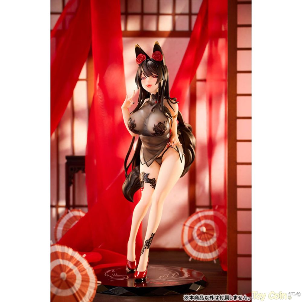 Rose Fox Girl Blooming in Midwinter Illustrated by TACCO by Maxcute